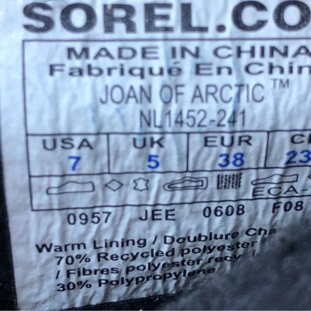 🔥SOREL🔥 Joan of Artic sz 7 price firm!